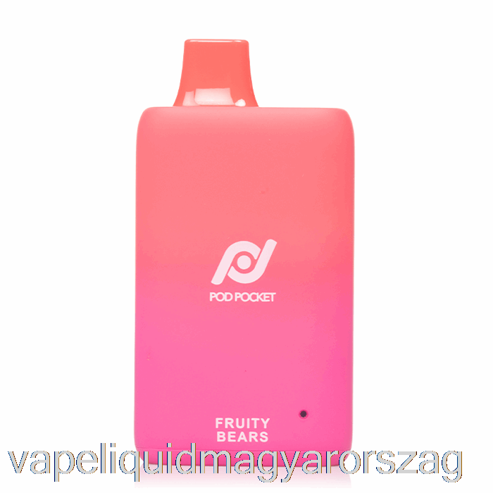 Pod Pocket 7500 Eldobható Gyümölcsös Medve Vape E Cigi
